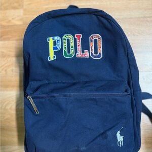 Polo by Ralph Lauren Multicolor Logo Backpack